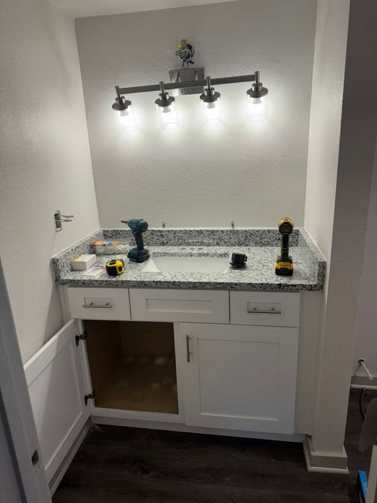 Bathroom Vanity Installation